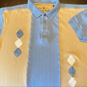 NAT NAST Swing M Silk/Cotton vintage short sleeve dress shirt New never worn 😎